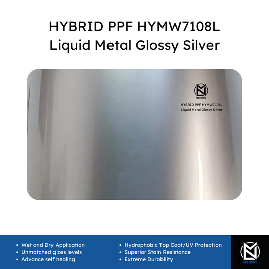 Hybrid PPF HYMW7108L Liquid Metal Glossy Silver