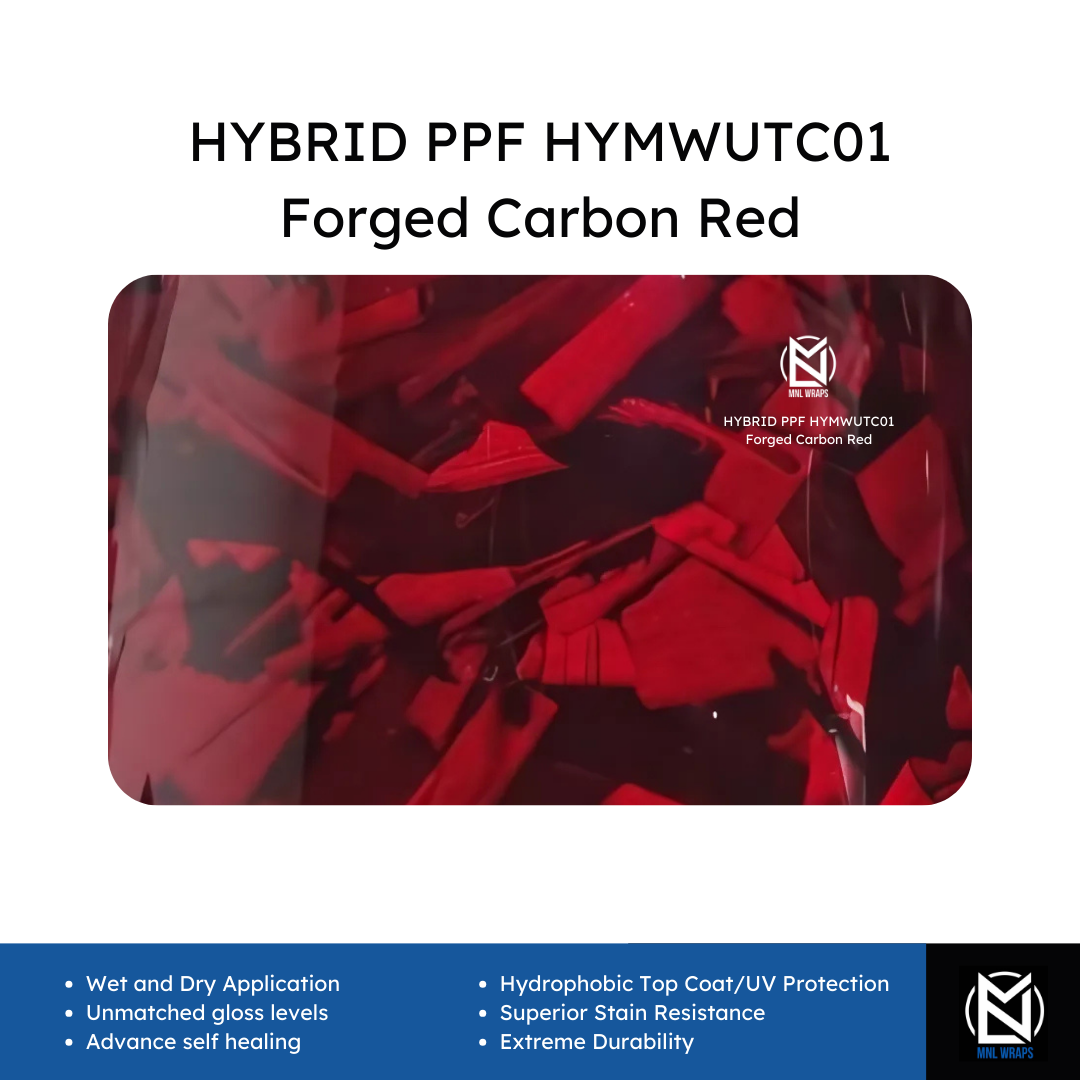 Hybrid PPF HYMWUTC01 Forged Carbon Red