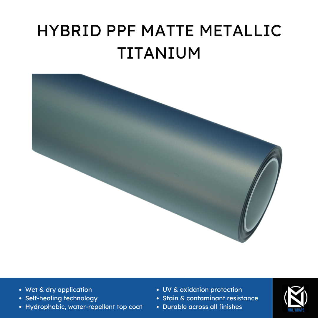 Hybrid PPF Matte Metallic Titanium