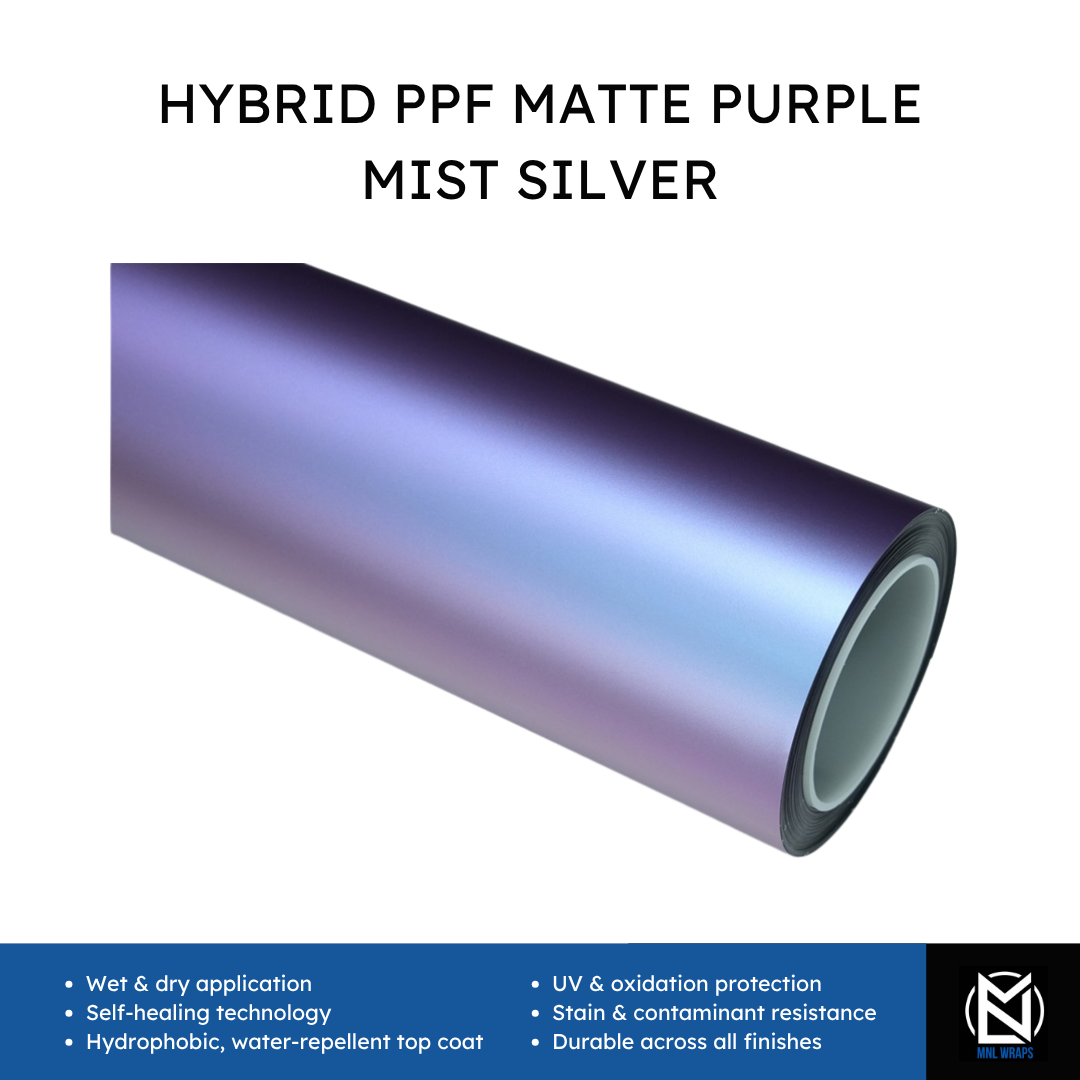 Hybrid PPF Matte Purple Mist Silver