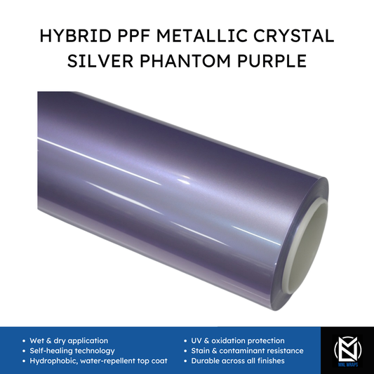 Hybrid PPF Metallic Crystal Silver Phantom Purple