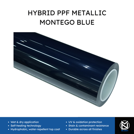 Hybrid PPF Metallic Montego Blue