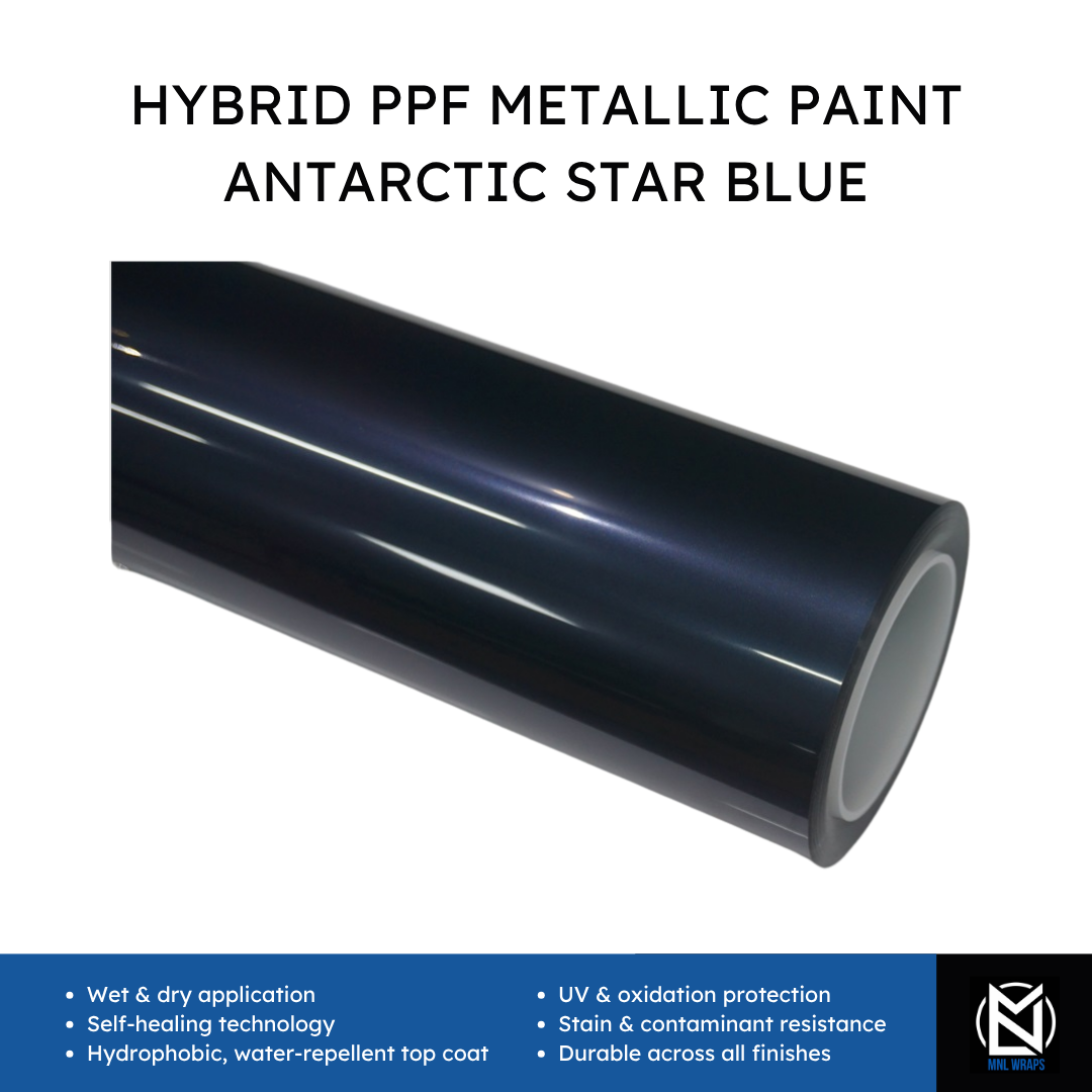 Hybrid PPF Metallic Paint Antarctic Star Blue
