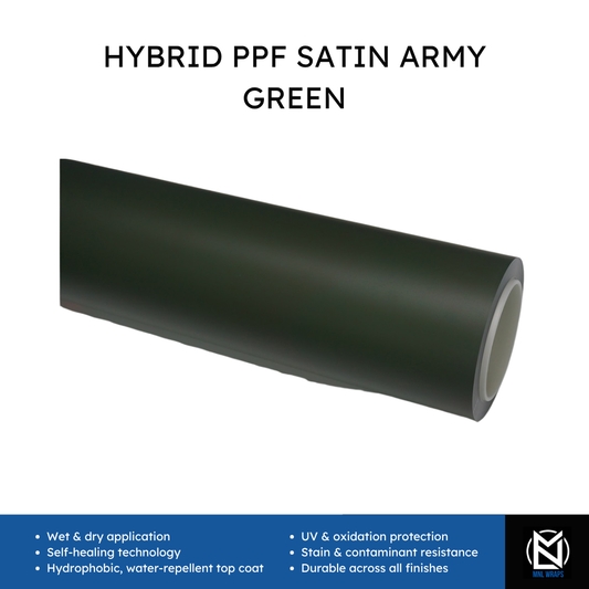 Hybrid PPF Satin Army Green