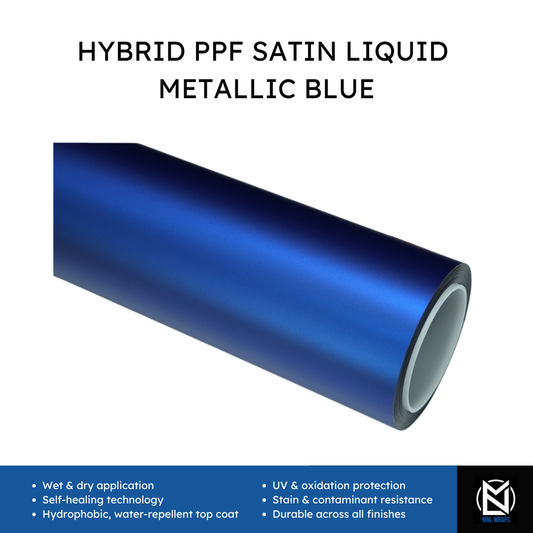 Hybrid PPF Satin Liquid Metallic Blue