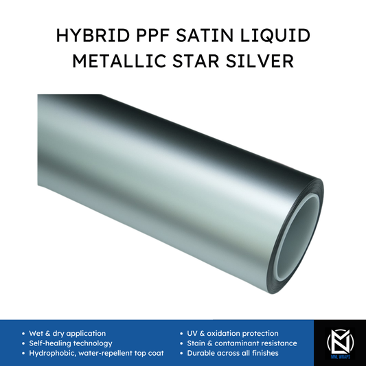 Hybrid PPF Satin Liquid Metallic Star Silver