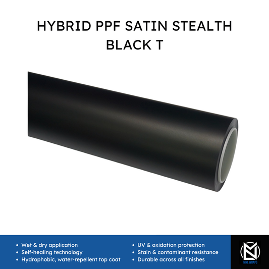 Hybrid PPF Satin Stealth Black
