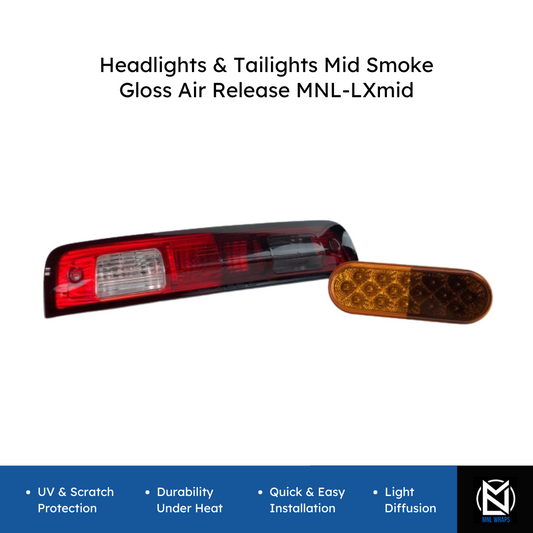 Headlights & Tailights Mid Smoke Gloss Air Release MNL-LXmid