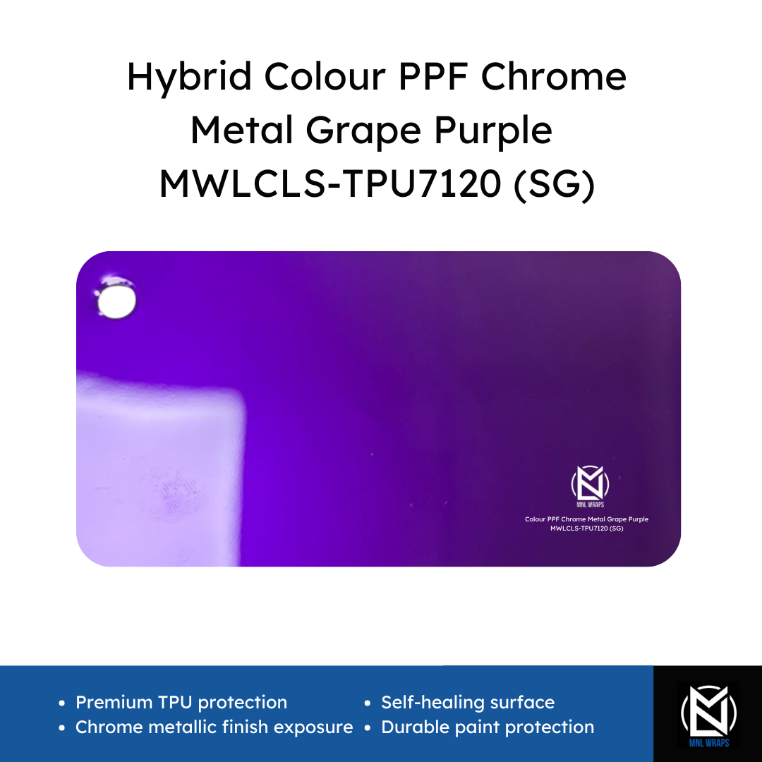 Hybrid Colour PPF – Chrome Metal Grape Purple MWLCLS-TPU7120 (SG)