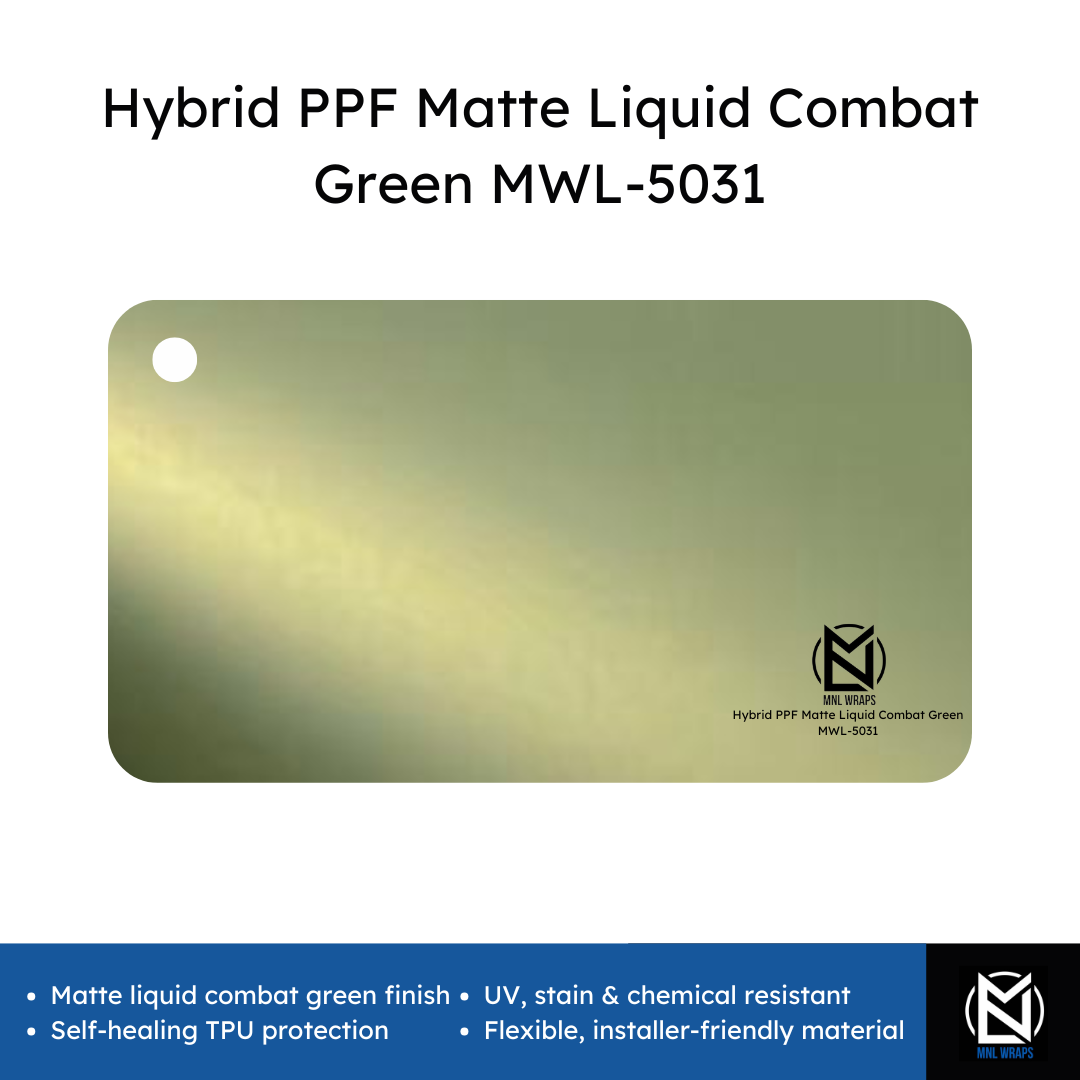 Hybrid PPF Matte Liquid Combat Green MWL-5031