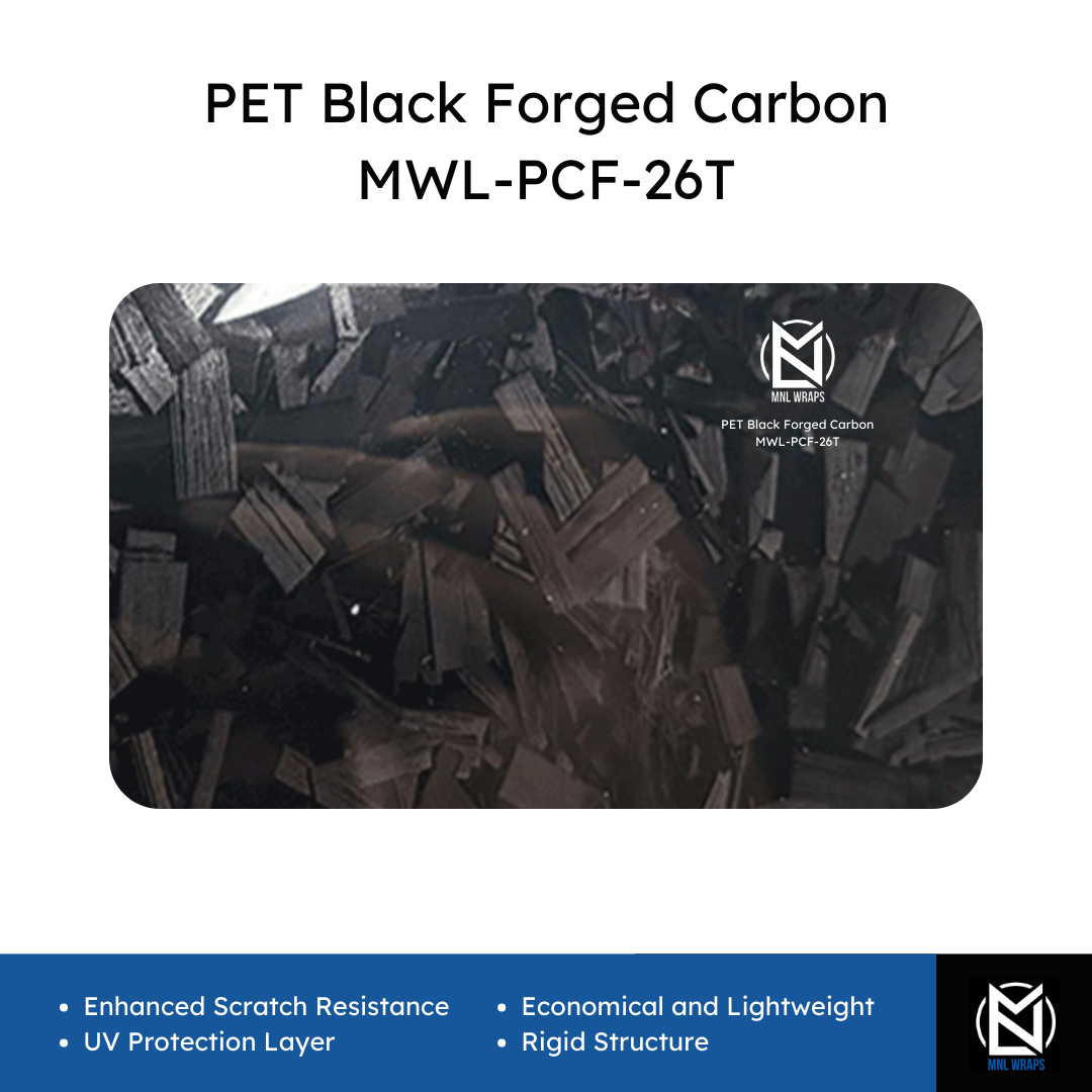 PET Black Forged Carbon MWL-PCF-26T