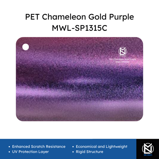PET Chameleon Gold Purple MWL-SP1315C