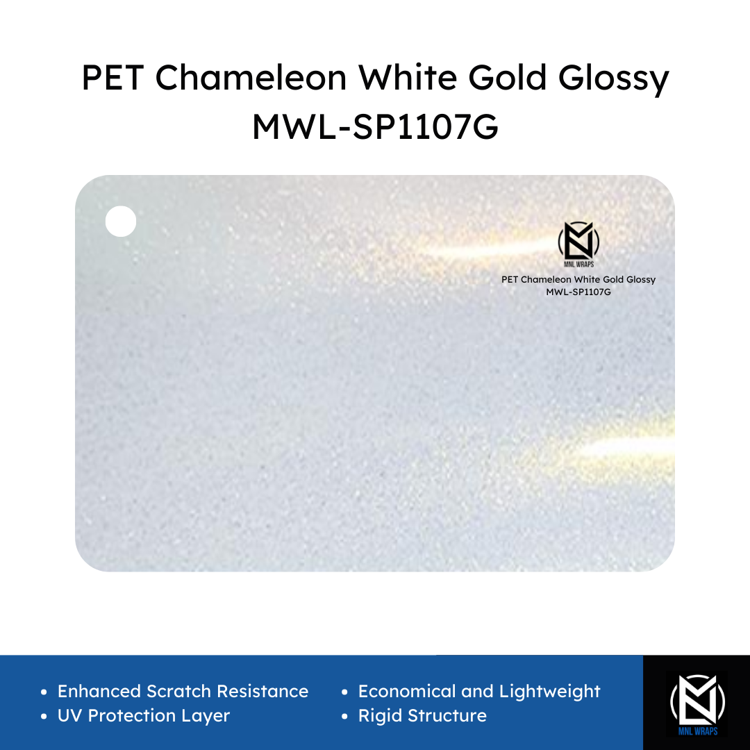 PET Chameleon White Gold Glossy MWL-SP1107G