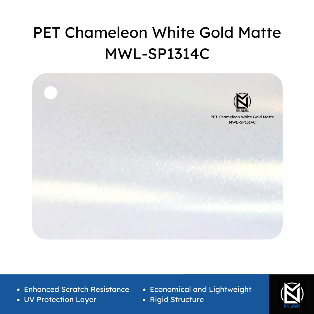 PET Chameleon White Gold Matte MWL-SP1314C