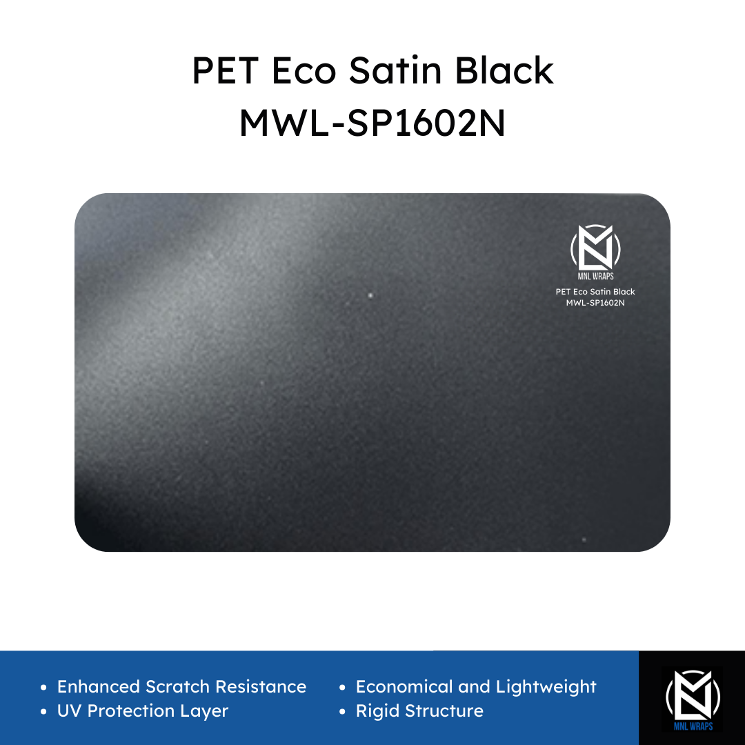 PET Eco Satin Black MWL-SP1602N