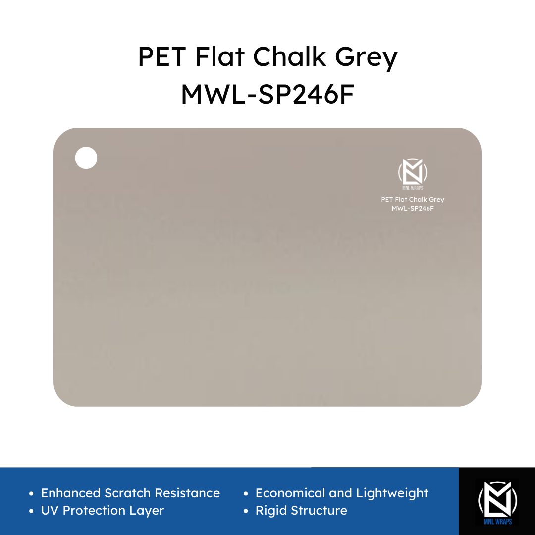 PET Flat Chalk Grey MWL-SP246F