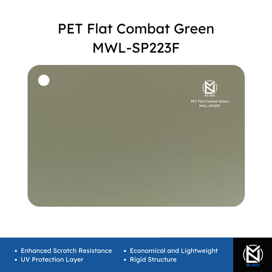 PET Flat Combat Green MWL-SP223F