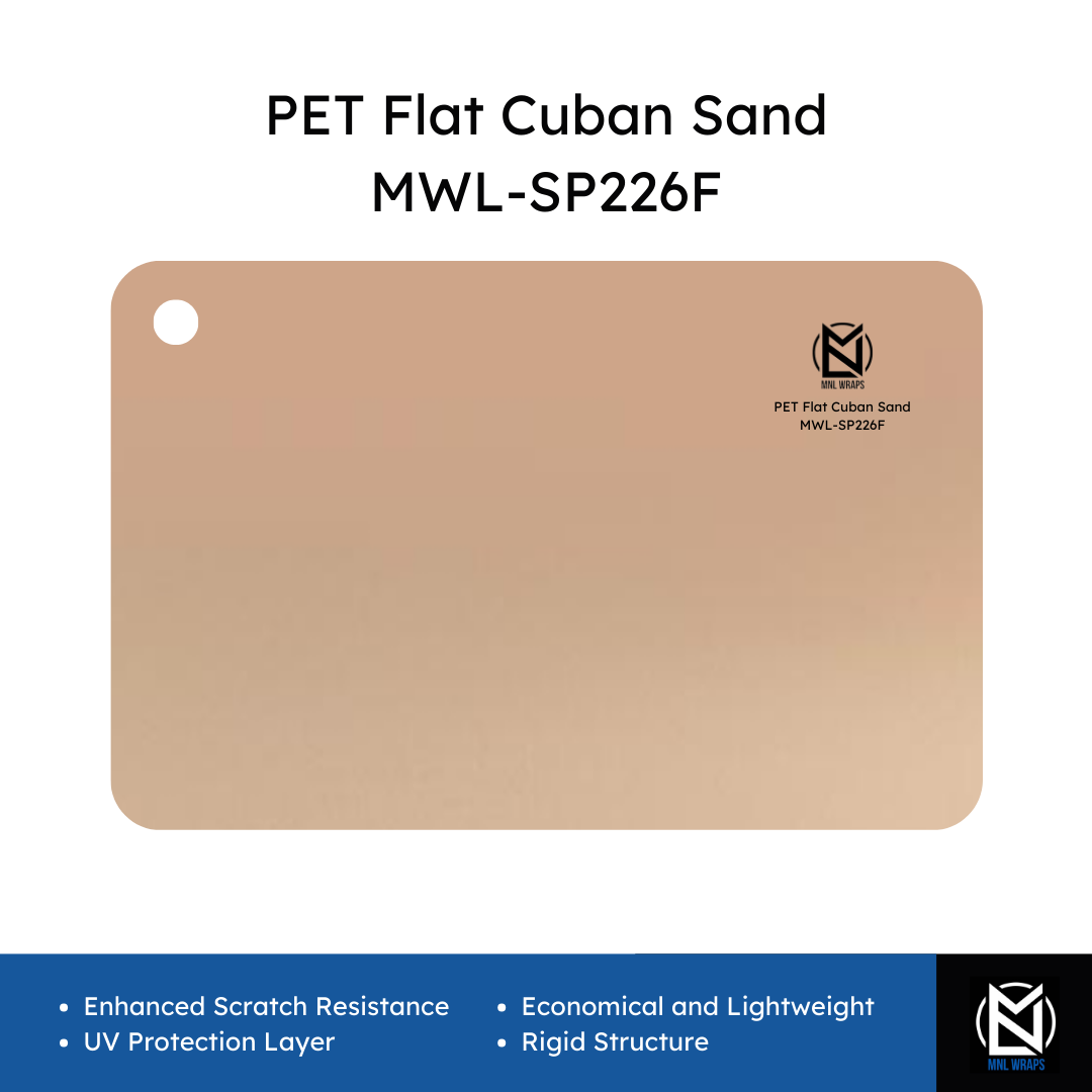 PET Flat Cuban Sand MWL-SP226F