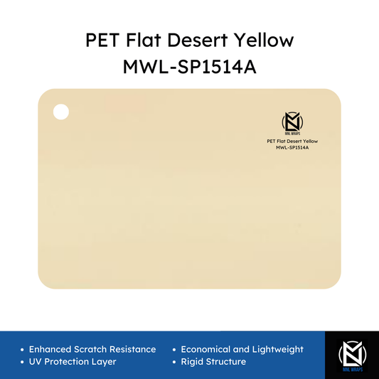 PET Flat Desert Yellow MWL-SP1514A
