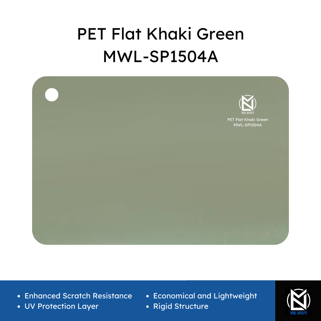 PET Flat Khaki Green MWL-SP1504A
