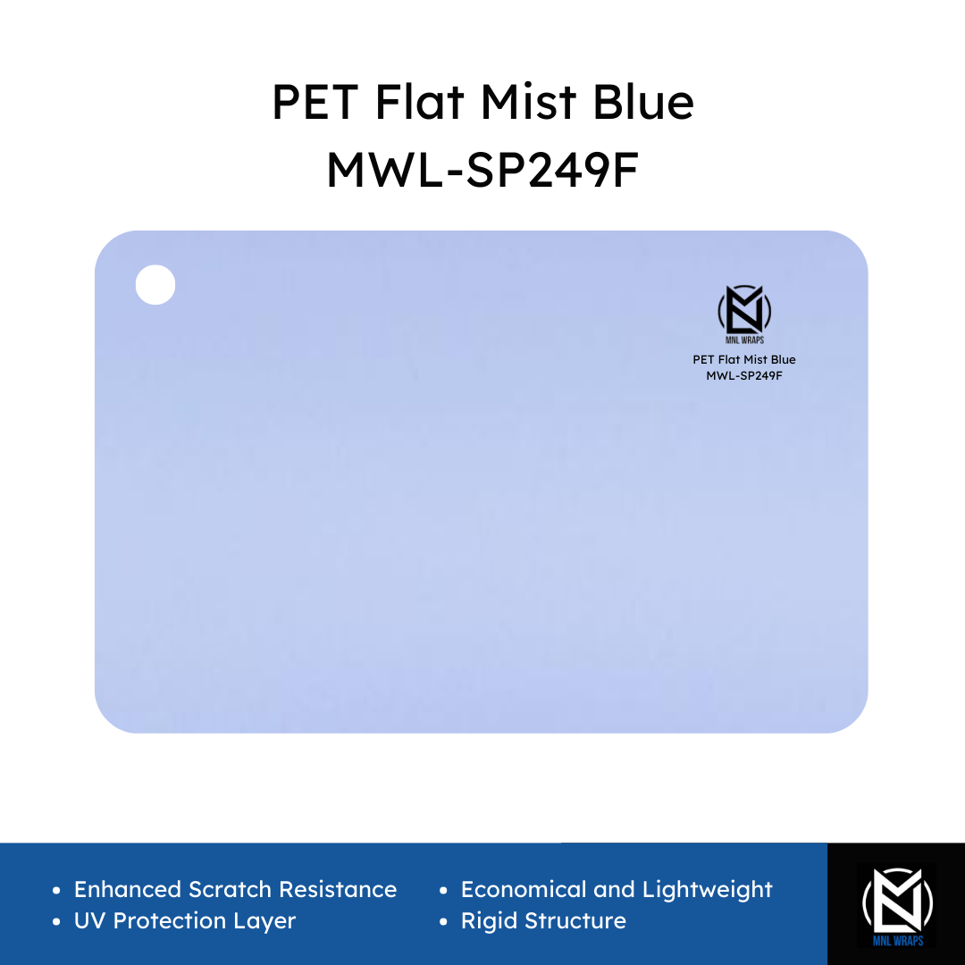 PET Flat Mist Blue MWL-SP249F