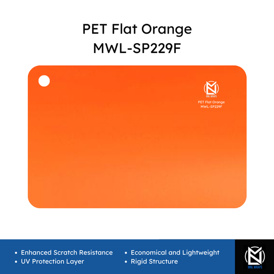 PET Flat Orange MWL-SP229F