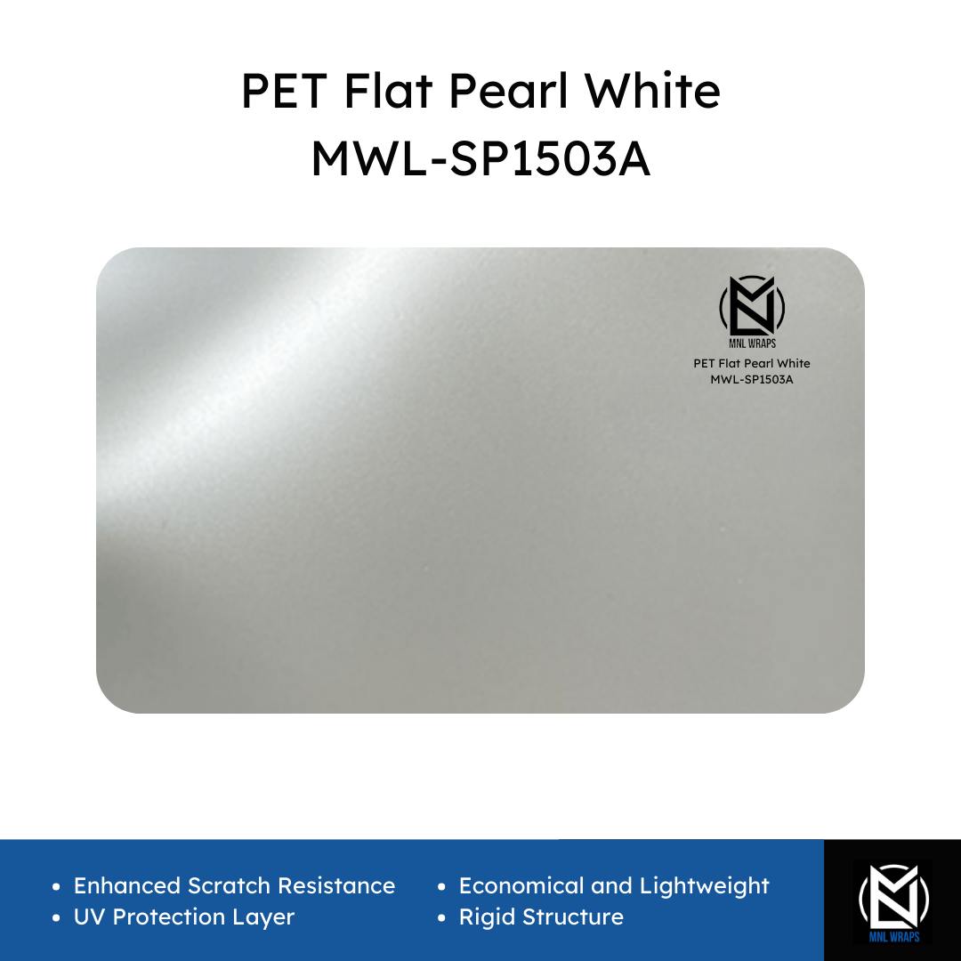 PET Flat Pearl White MWL-SP1503A