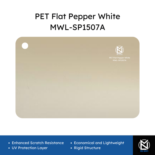 PET Flat Pepper White MWL-SP1507A