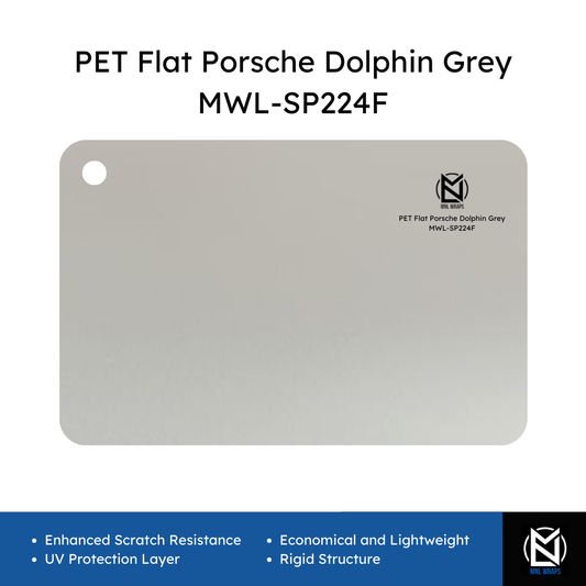 PET Flat Porsche Dolphin Grey MWL-SP224F