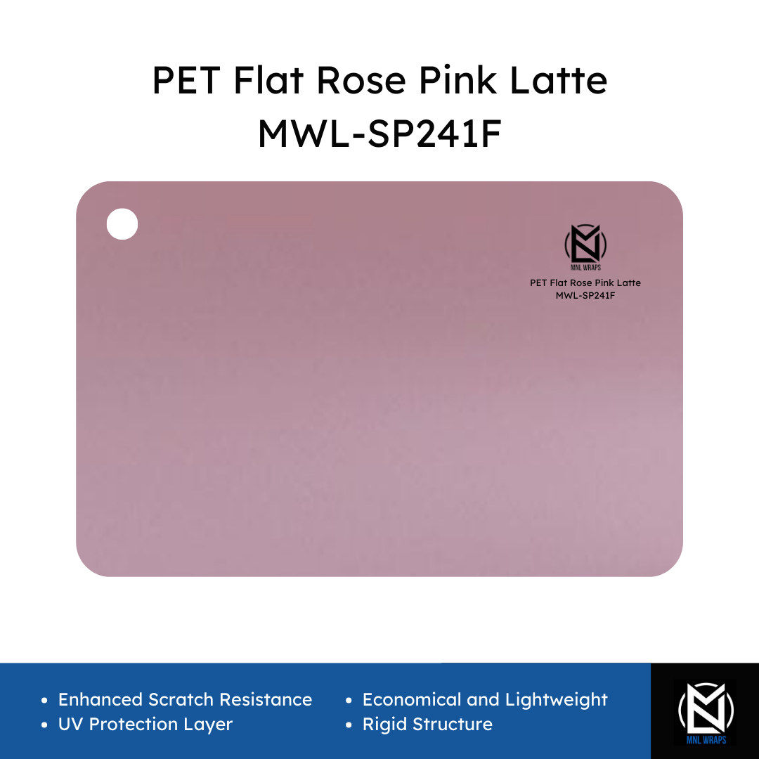 PET Flat Rose Pink Latte MWL-SP241F