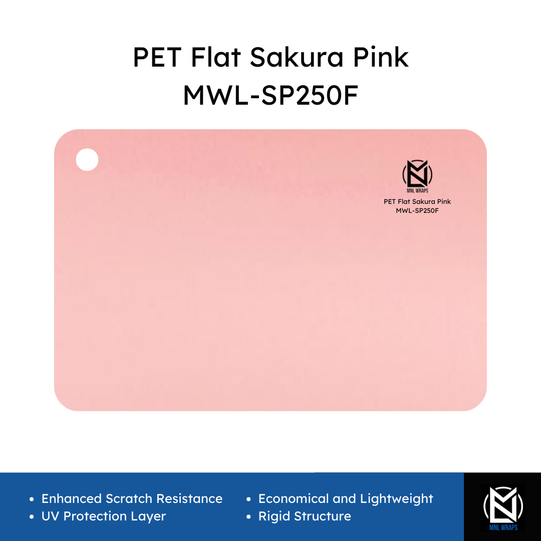 PET Flat Sakura Pink MWL-SP250F