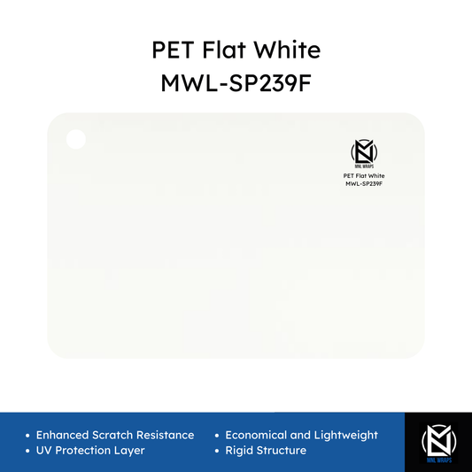 PET Flat White MWL-SP239F