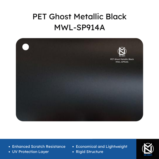 PET Ghost Metallic Black MWL-SP914A