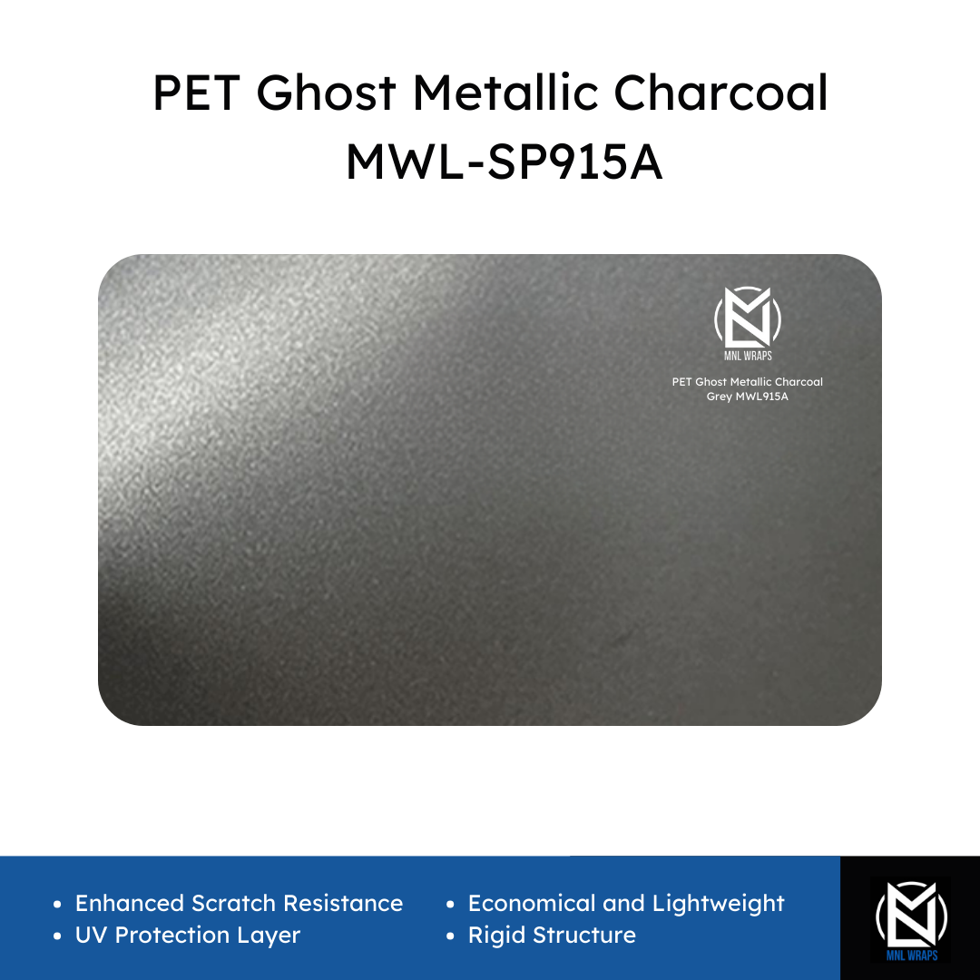 PET Ghost Metallic Charcoal Grey MWL-SP915A
