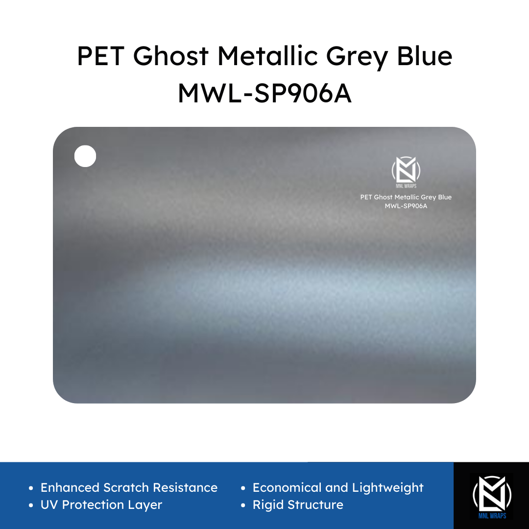 PET Ghost Metallic Grey Blue MWL-SP906A