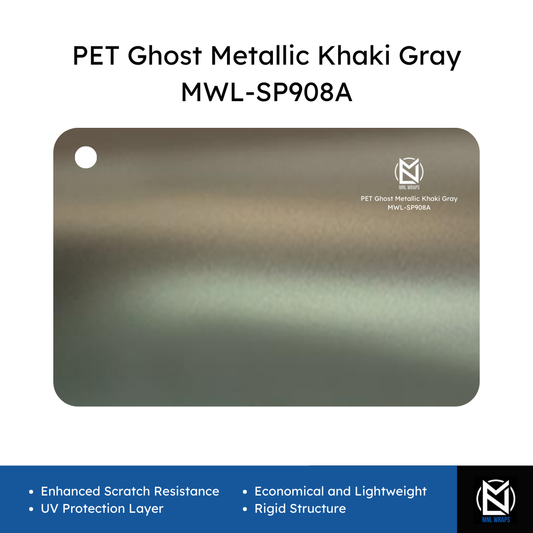 PET Ghost Metallic Khaki Gray MWL-SP908A