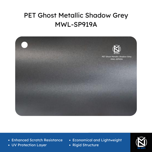 PET Ghost Metallic Shadow Grey MWL-SP919A