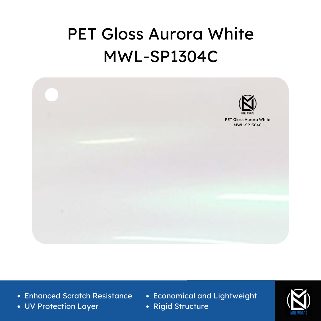PET Gloss Aurora White MWL-SP1304C