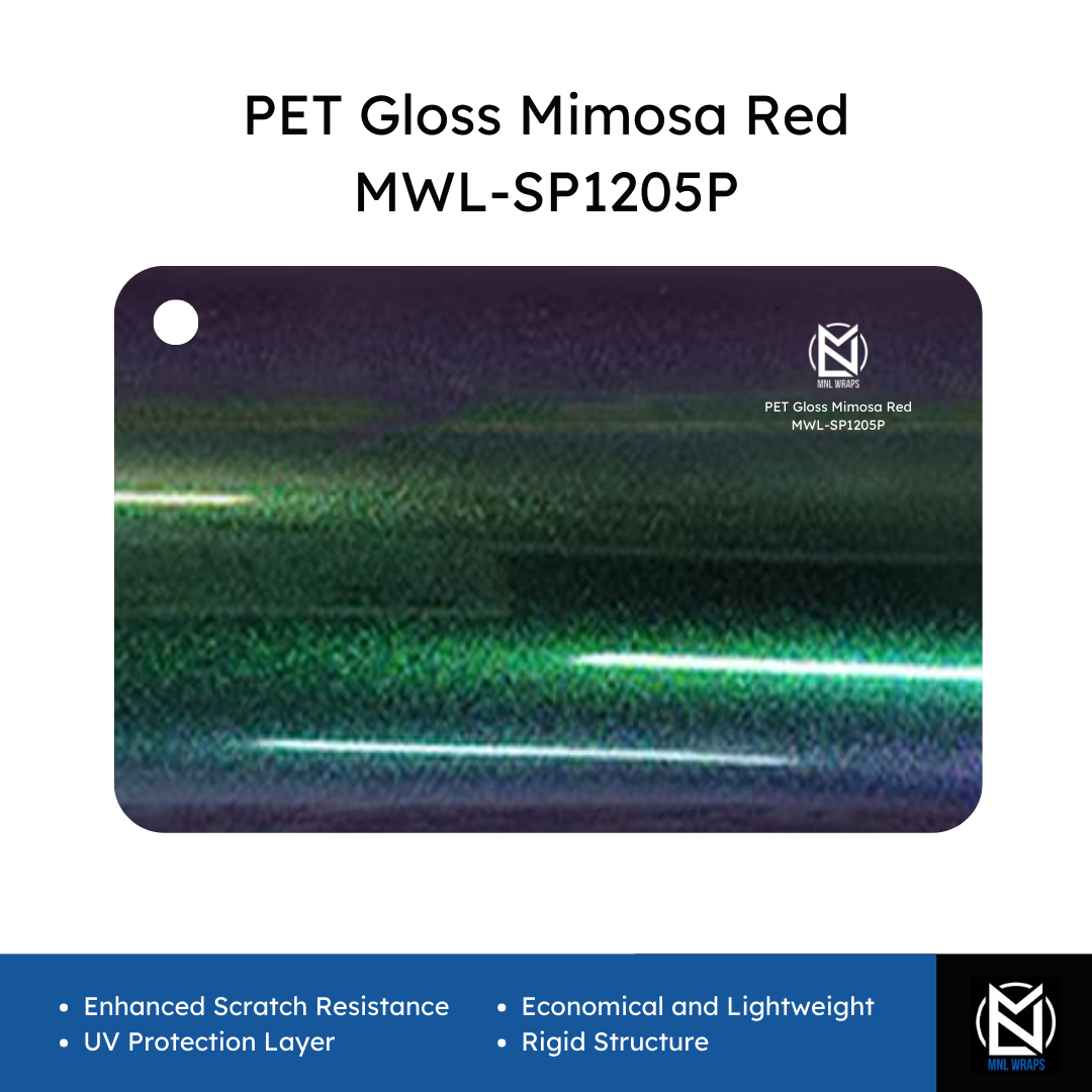 PET Gloss Mimosa Red MWL-SP1205P