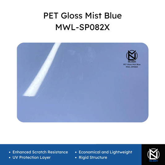 PET Gloss Mist Blue MWL-SP082X