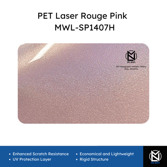 PET Holographic Metallic Tiffany MWL-SP1407H