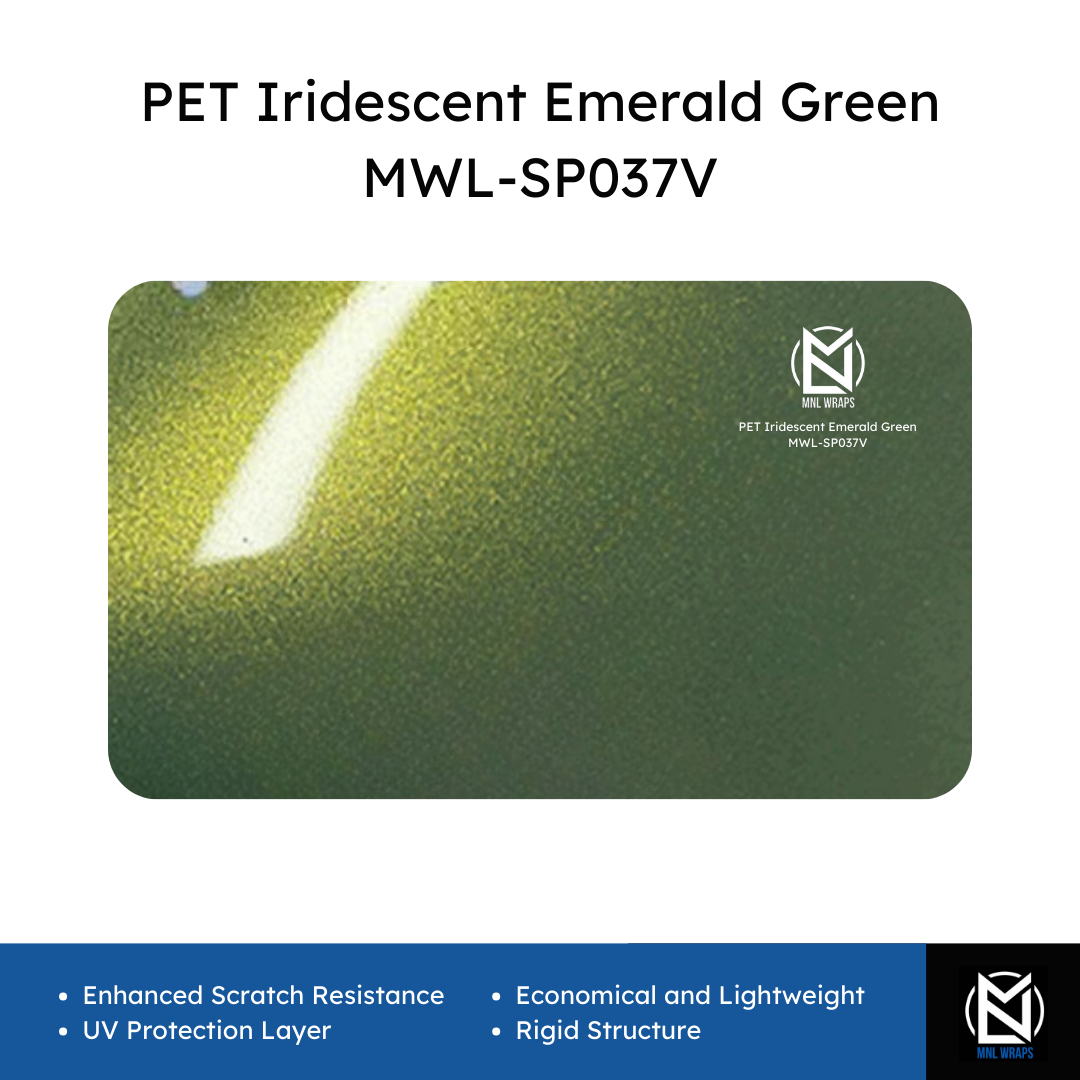 PET Iridescent Emerald Green MWL-SP037V