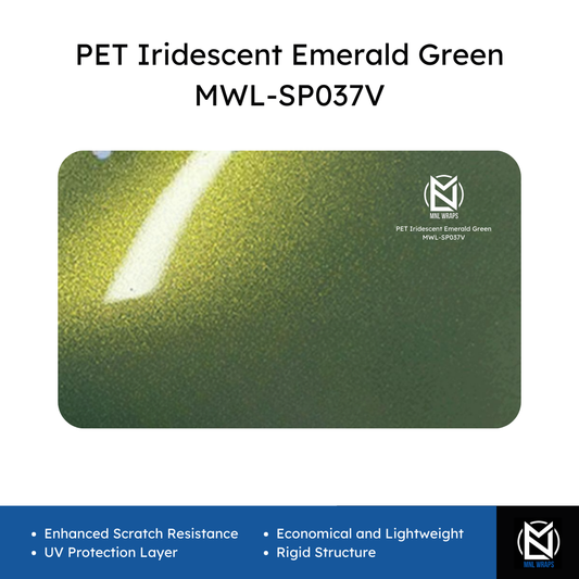 PET Iridescent Emerald Green MWL-SP037V