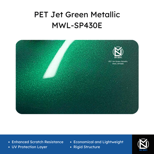 PET Jet Green Metallic MWL-SP430E