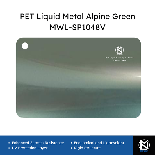 PET Liquid Metal Alpine Green MWL-SP1048V