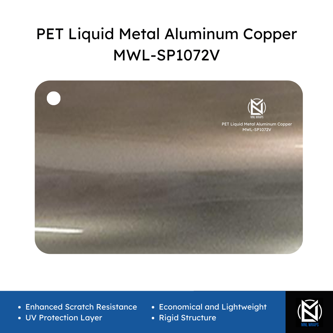 PET Liquid Metal Aluminum Copper MWL-SP1072V