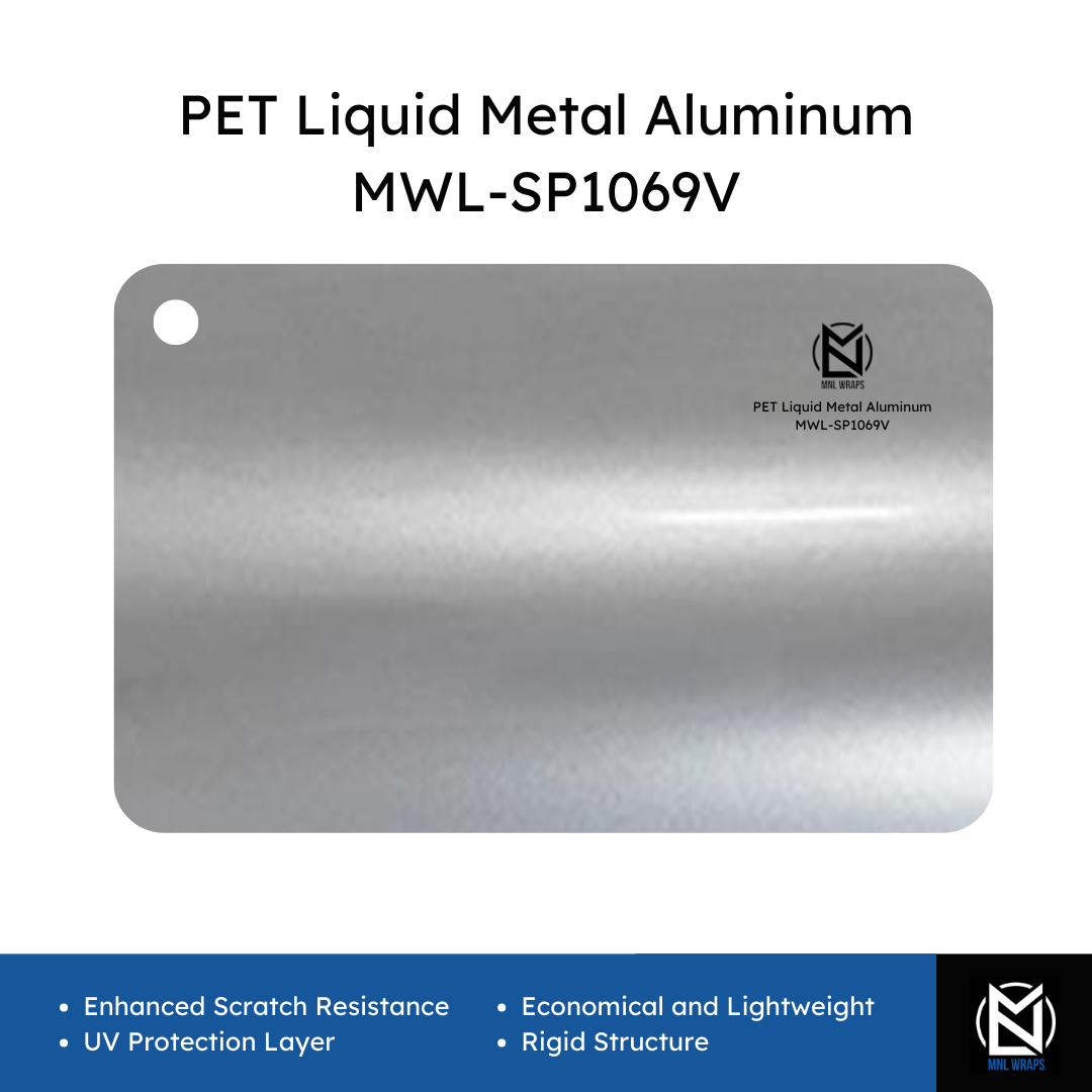 PET Liquid Metal Aluminum MWL-SP1069V