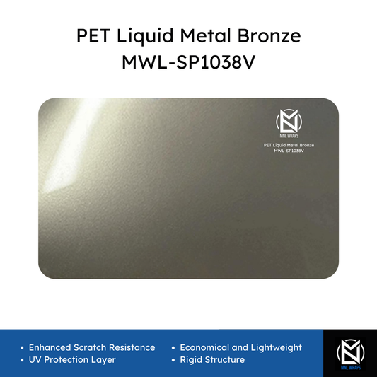 PET Liquid Metal Bronze MWL-SP1038V
