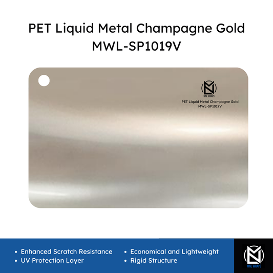 PET Liquid Metal Champagne Gold MWL-SP1019V