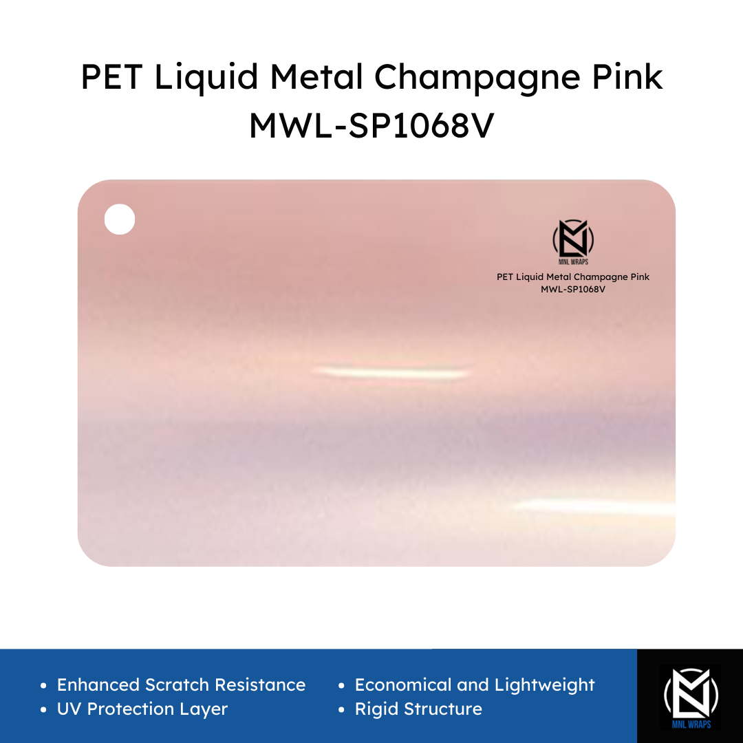 PET Liquid Metal Champagne Pink MWL-SP1068V